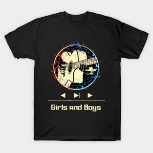 Girls and Boys on Guitar T-Shirt